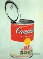 Lata de sopa Big Campbell's 19c Fideos con carne Andy Warhol